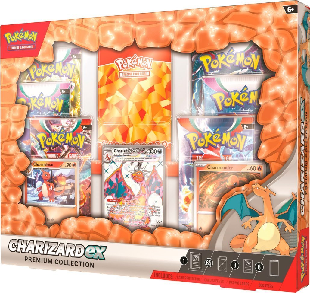 Charizard Ex Premium Collection Featuring Full Art Charizard Ex