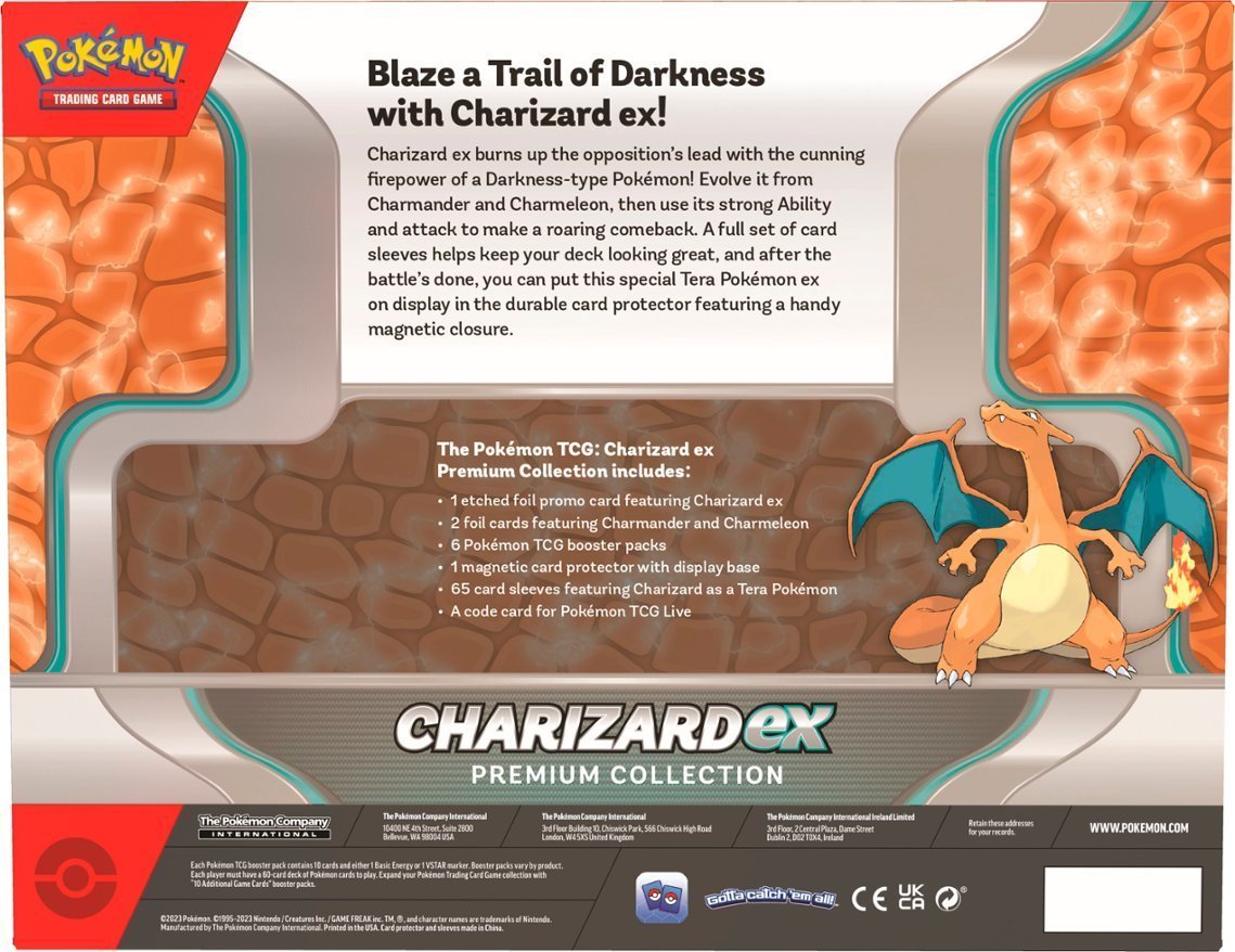 Charizard Ex Premium Collection Featuring Full Art Charizard Ex ...