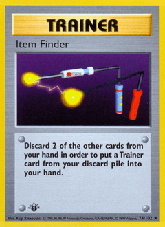 Card: Item Finder