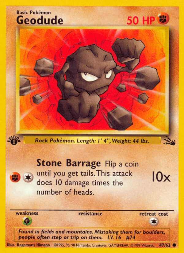 Geodude, Pokédex