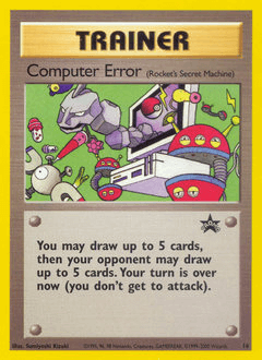 Card: Computer Error