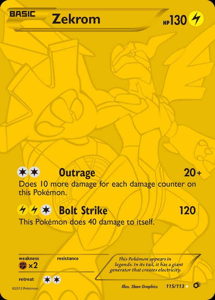 Zekrom (bw11-51) - Pokémon Card Database - PokemonCard