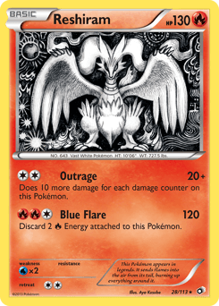 Reshiram V - Silver Tempest Pokémon card