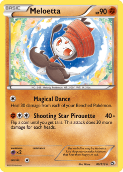 Meloetta-EX (bw11-RC25) - Pokémon Card Database - PokemonCard