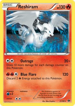 Reshiram V - Silver Tempest Pokémon card