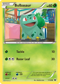 Pokémon Card Database - Base - #44 Bulbasaur