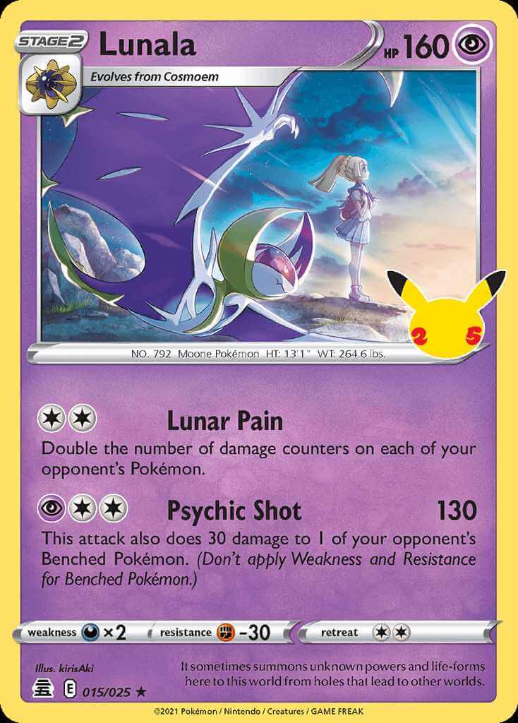 Lunala - 15/25 - Holo Rare