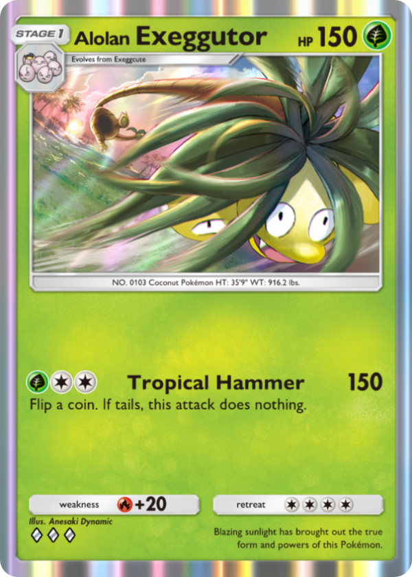 Card: Alolan Exeggutor