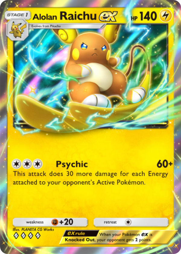 Card: Alolan Raichu ex