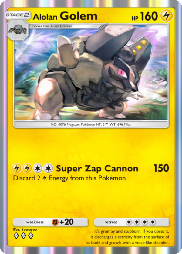 Card: Alolan Golem