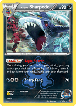 Card: Team Aqua's Sharpedo