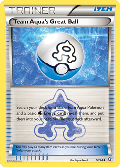 Card: Team Aqua's Great Ball
