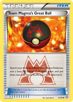 Card: Team Magma's Great Ball