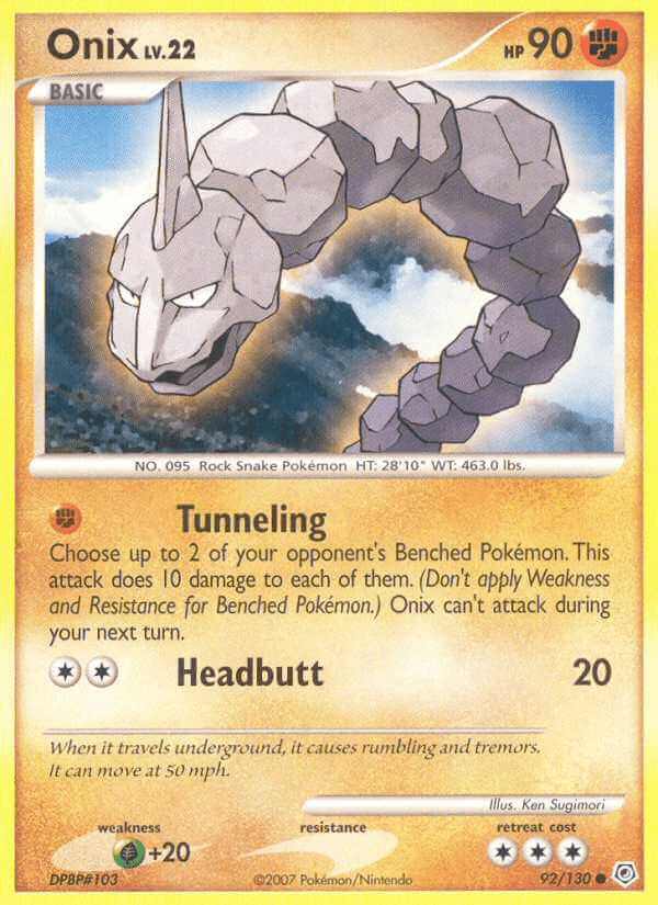 Pokémon Card Database - Base - #56 Onix