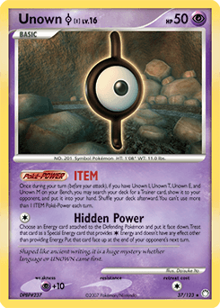 Unown (ex10-D) - Pokémon Card Database - PokemonCard