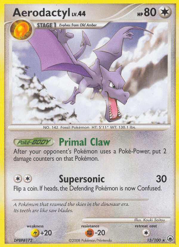 Aerodactyl DEX 53  Pokemon TCG POK Cards