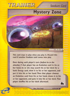 Card: Mystery Zone