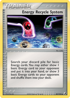 Card: Energy Recycle System