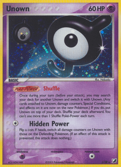 Unown (ex10-V) - Pokemon Card Database