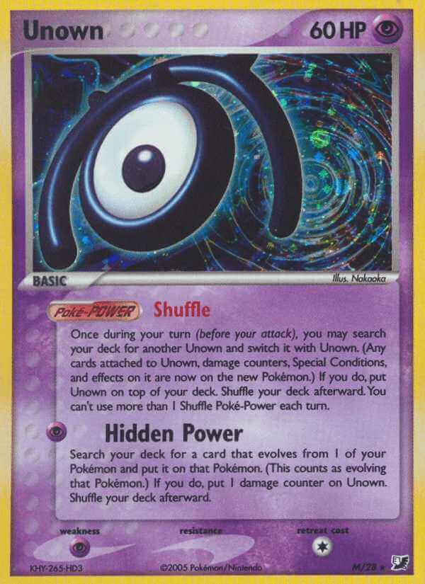 Unown !, EX Unseen Forces, TCG Card Database