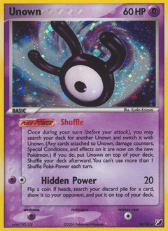 Unown (ex10-V) - Pokemon Card Database