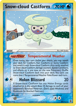 Card: Snow-cloud Castform