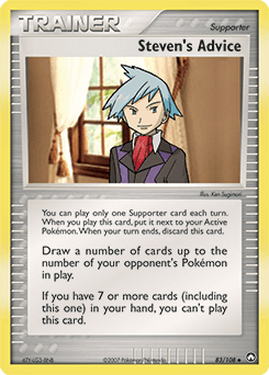 Card: Steven's Advice