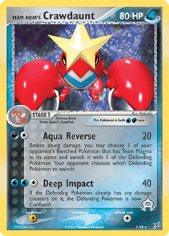 Card: Team Aqua's Crawdaunt