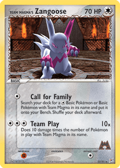 Card: Team Magma's Zangoose