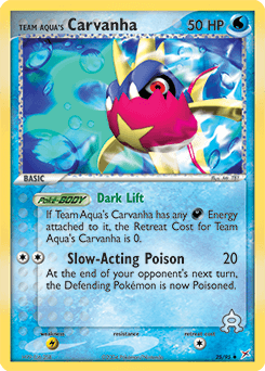 Card: Team Aqua's Carvanha