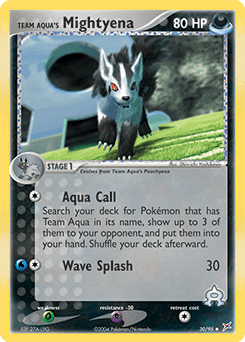 Card: Team Aqua's Mightyena