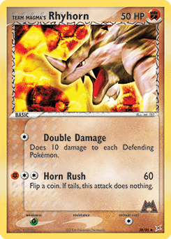 Card: Team Magma's Rhyhorn