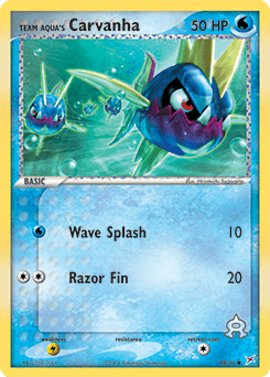 Card: Team Aqua's Carvanha