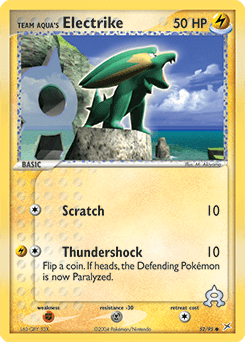 Card: Team Aqua's Electrike