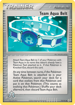 Card: Team Aqua Belt