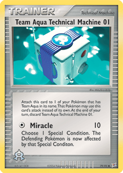 Card: Team Aqua Technical Machine 01