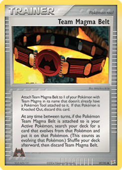 Card: Team Magma Belt