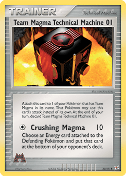 Card: Team Magma Technical Machine 01