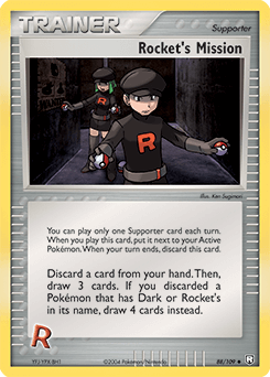 Card: Rocket's Mission