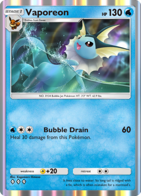 Card: Vaporeon