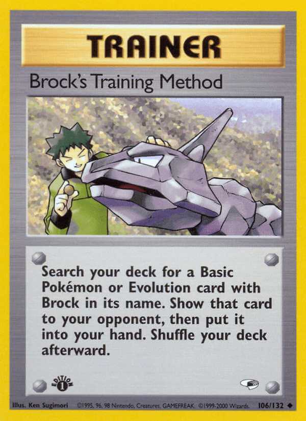 Brock's Training Method