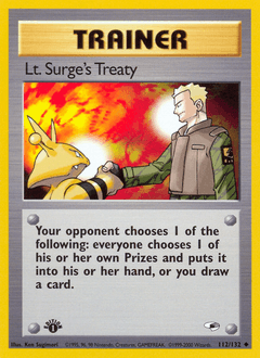 Card: Lt. Surge's Treaty