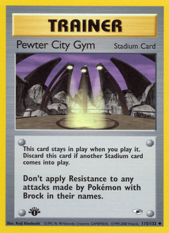 Card: Pewter City Gym