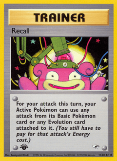 Card: Recall