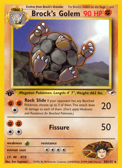 Card: Brock's Golem