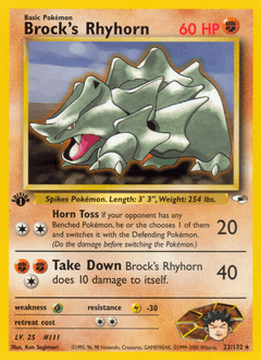 Card: Brock's Rhyhorn