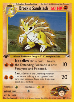 Card: Brock's Sandslash