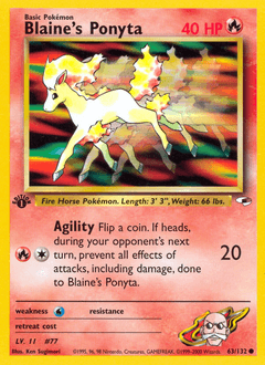 Card: Blaine's Ponyta