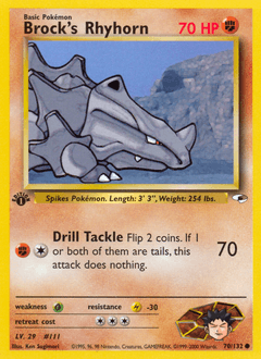 Card: Brock's Rhyhorn