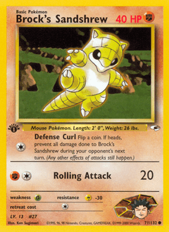 Card: Brock's Sandshrew